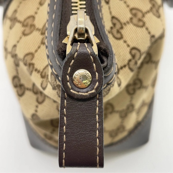 Gucci GG ❤️Lovely Heart Collection❤️ canvas and leather tote - Picture 7 of 14